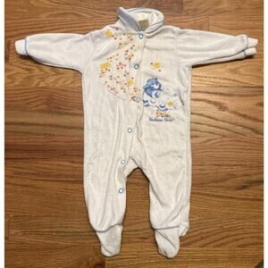 Vtg Carters Care Bears Footed Infant Sleeper Medium Up To 18lbs Made In USA